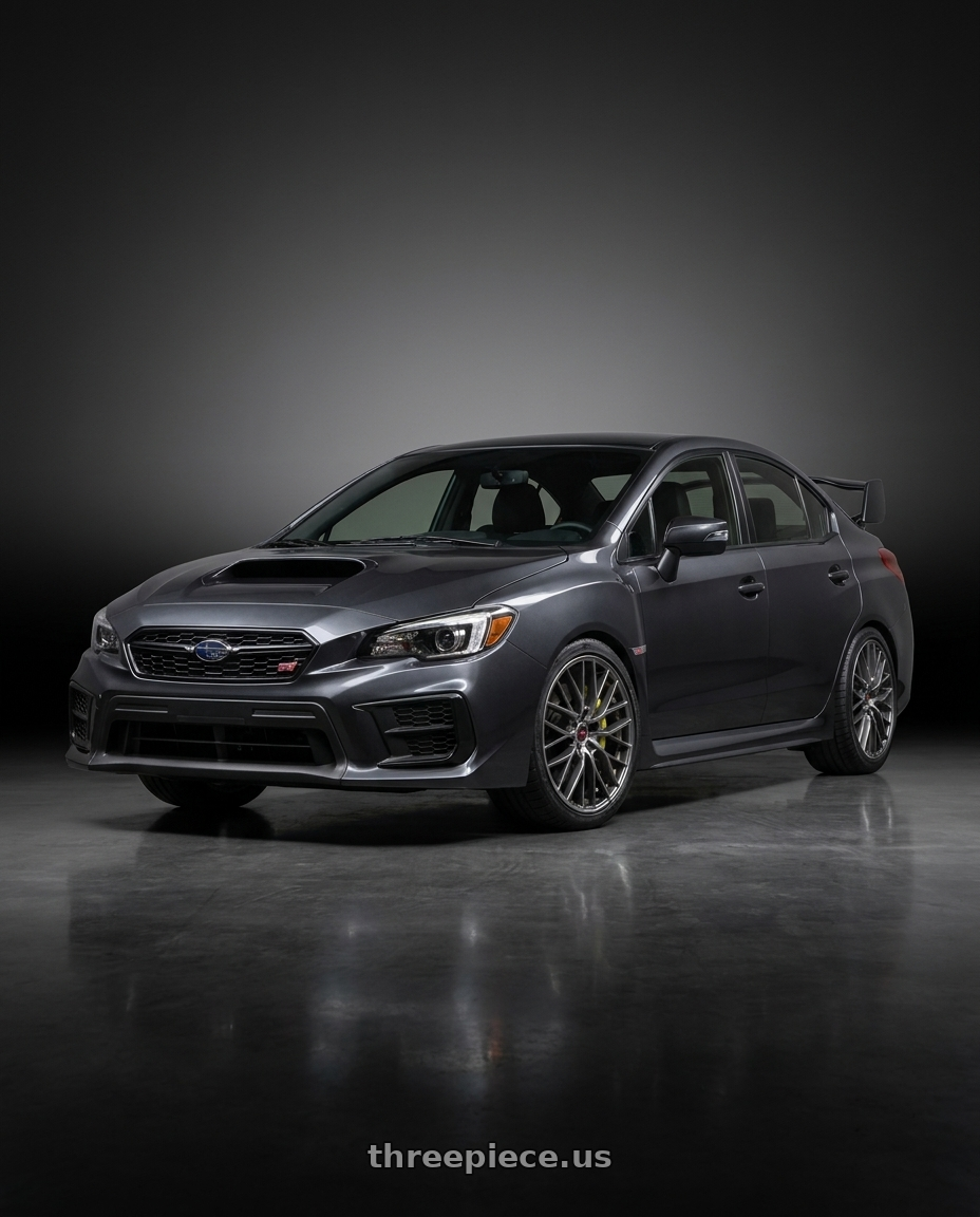 2021 Subaru WRX with Enkei EKM3 5x114.3 18x8+40 Gunmetal wheels