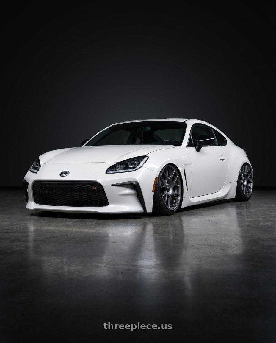 2016 Scion FR-S with fifteen52 APEX 5x100 / 5x114.3 18x8.5 +35 FROSTED GRAPHITE (SATIN GREY) wheels