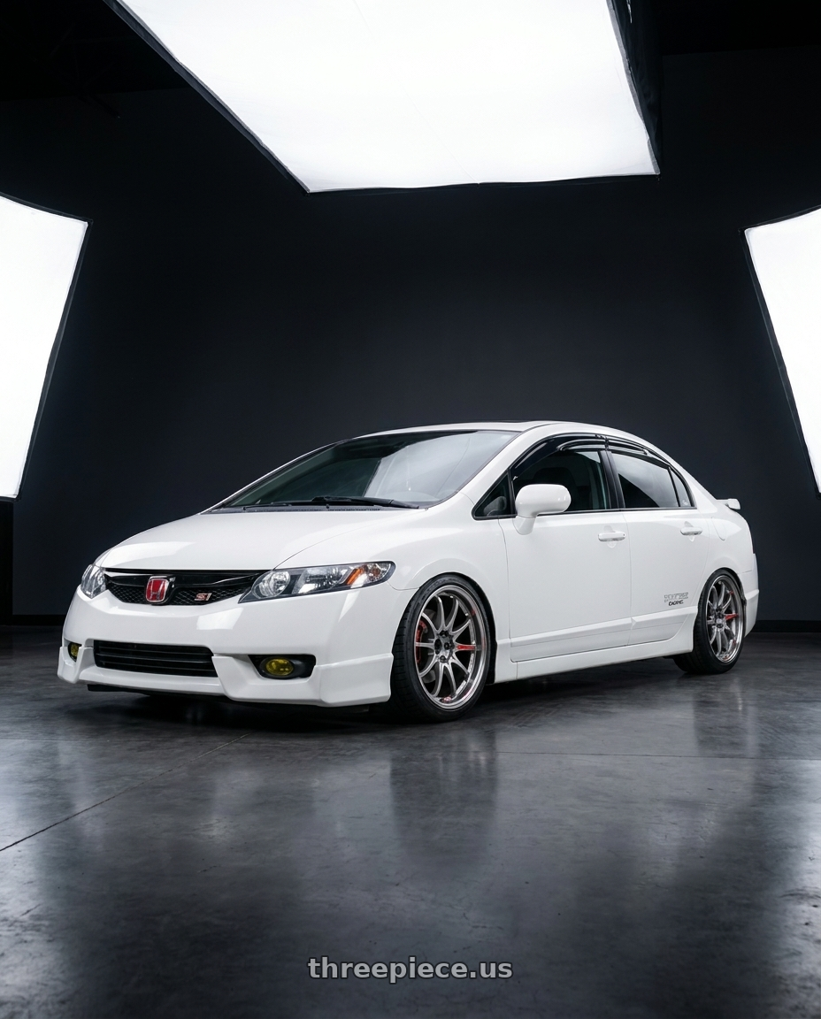 2008 Honda Civic SI with Volk Racing CE28SL 5x100 17x9.0+44 wheels