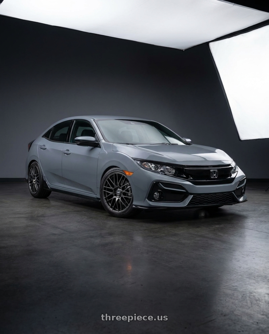 2021 Honda Civic Type R with Enkei EKM3 442 5x120 18x8+42 Gun Metal wheels