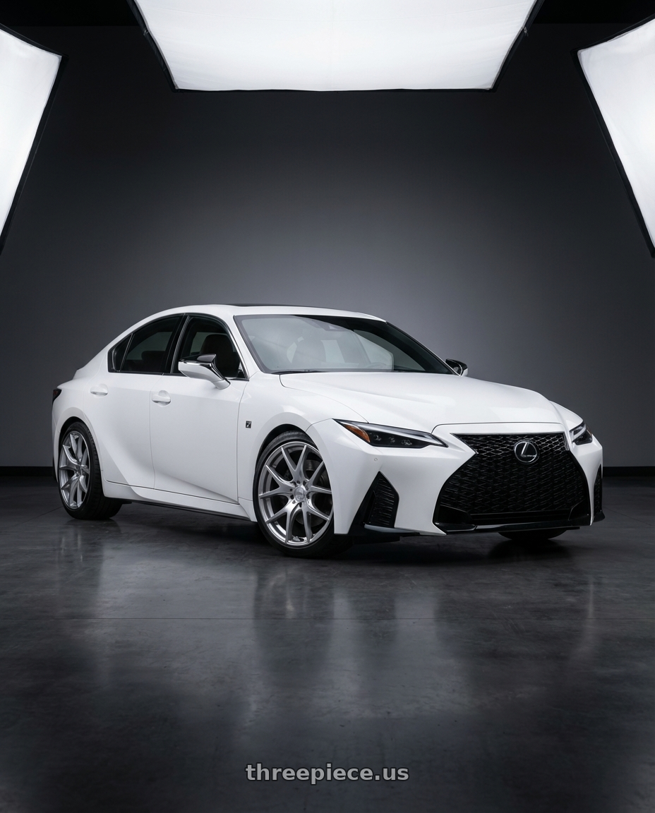 2018 Lexus IS 350 F Sport with Ssr Gtv03 5x114.3 19x8.5+38  GLARE SILVER wheels