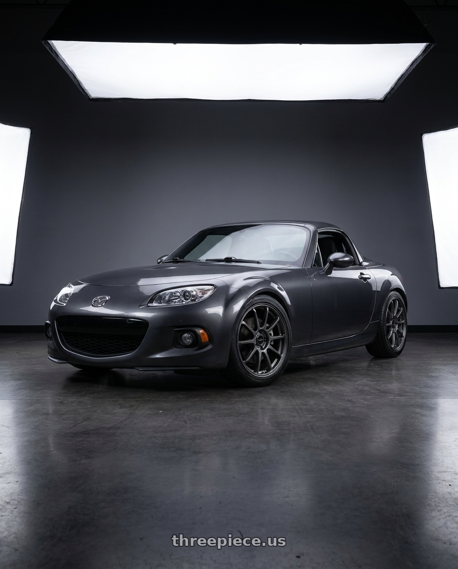 2014 Mazda Miata with Enkei PX-10 5x114.3 17x7.5+40 Gunmetal wheels