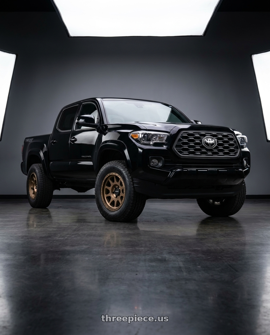 2021 Toyota Tacoma TRD Sport with Method Race Wheels 305BZ NV 6x139.7 18x9 -12 METHOD BRONZE wheels