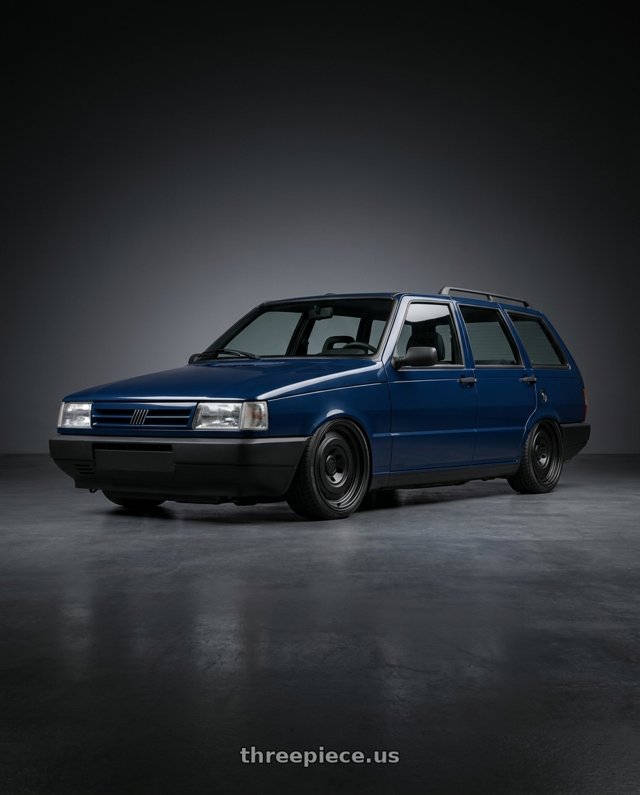 1996 FIAT ELBA with fifteen52 ANALOG HD 6x139.7 17x8.5 +0 ASPHALT BLACK (SATIN BLACK) wheels