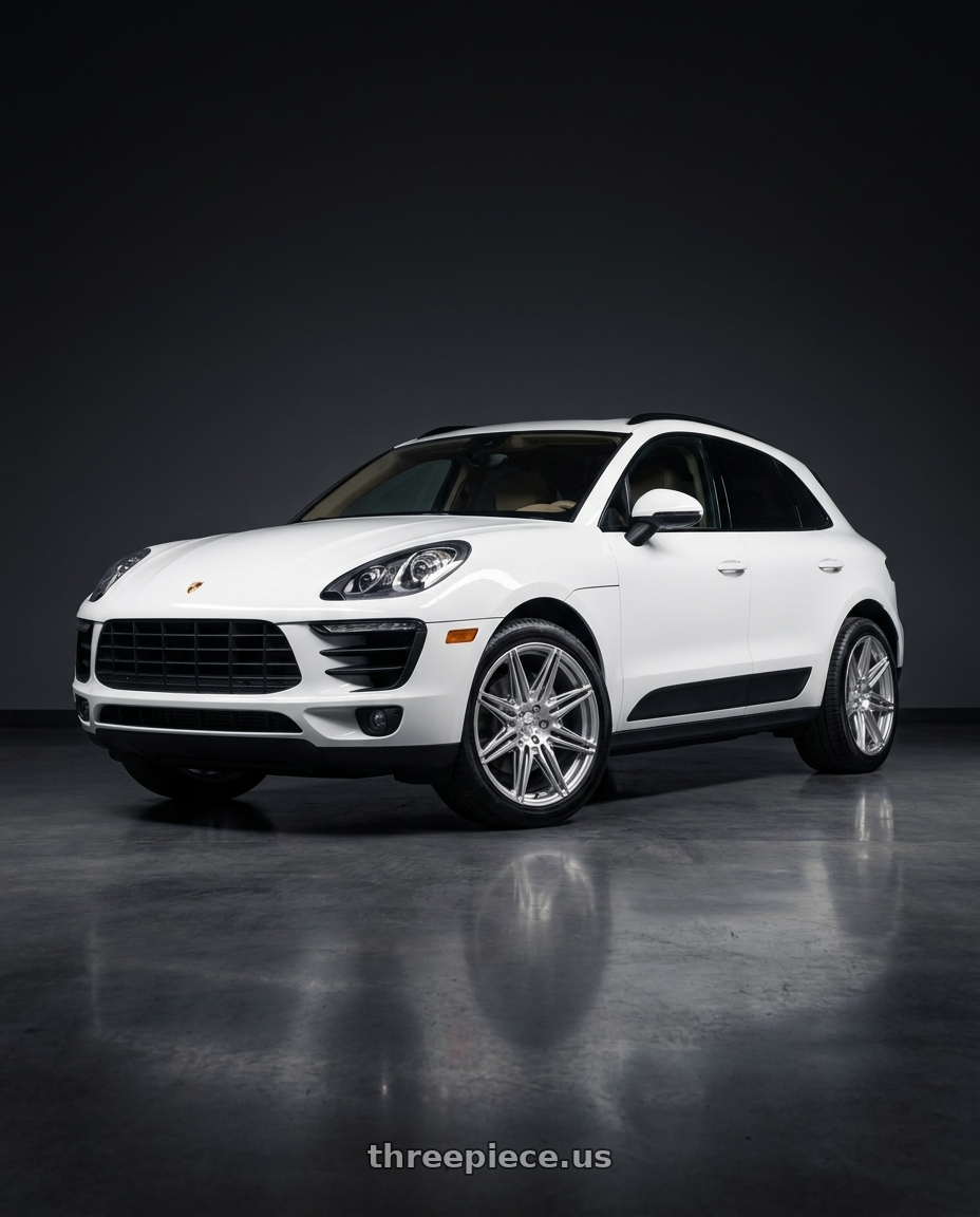 2017 Porsche macan  with ADV.1 ADV08 5x112 22x9 +20 Platinum wheels