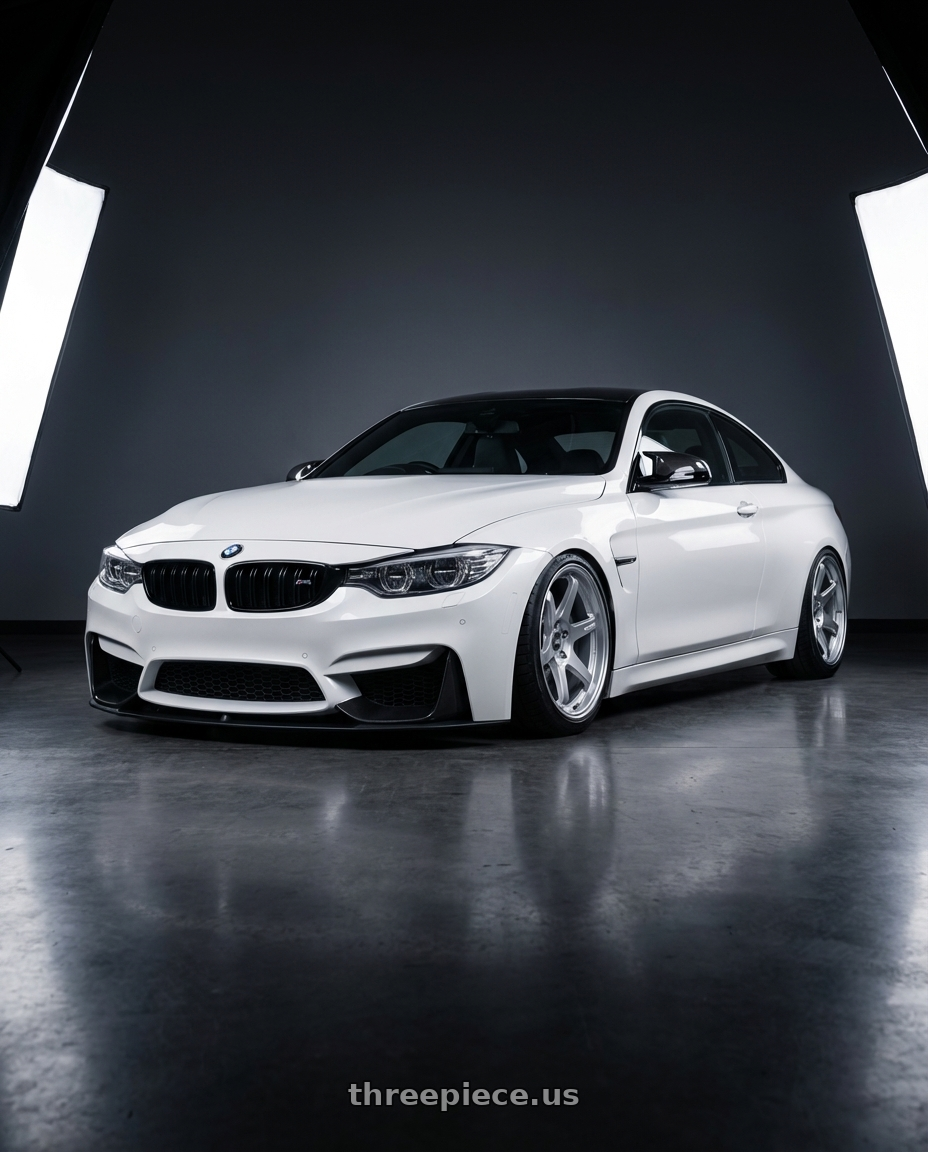 2018 BMW M4 F82 with ESR Wheels APEX SERIES AP6 5x120 19x8.5 +30 Hyper Silver wheels