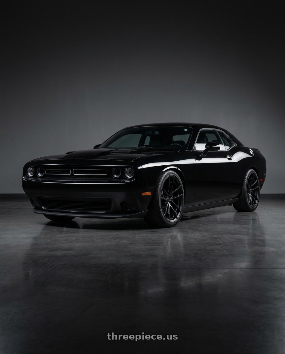 2021 Dodge Challenger SXT with MRR M392 5x115 20x9.5  +12 Matte Black fit Charger Challenger wheels