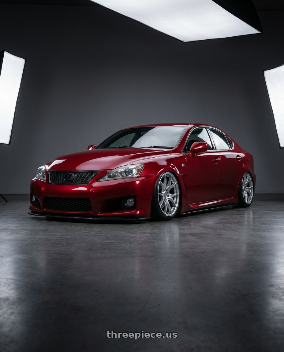 2012 Lexus IS-F with Ssr Gtv03 5x114.3 19x8.5+38  GLARE SILVER wheels