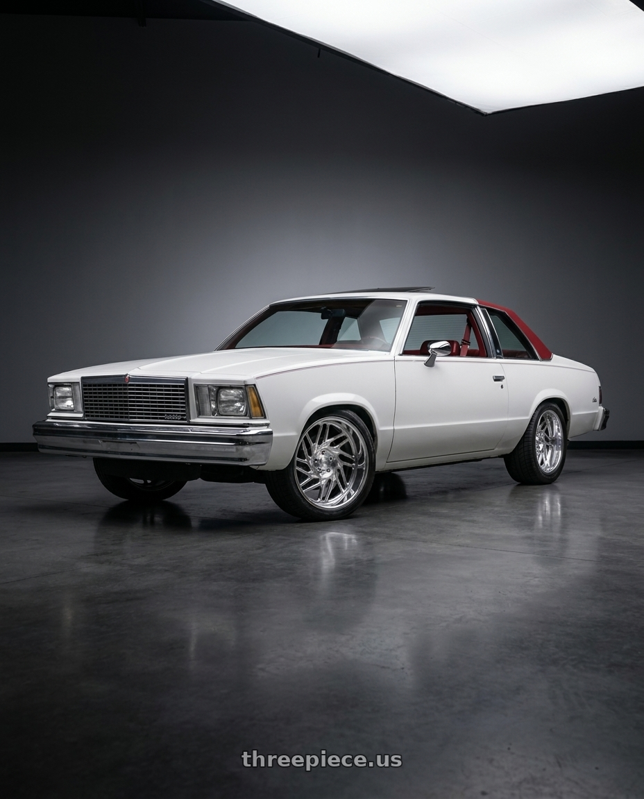 1978 chevy Malibu  with Carolina Forged Asheville 5x135 20x9 0 High Polish wheels