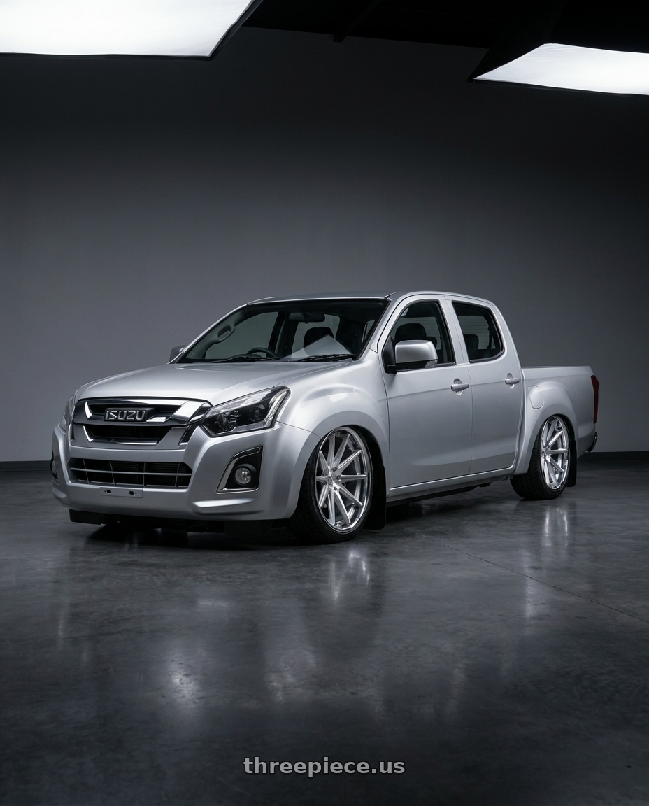 2018 Isuzu dmax with Rohana RFC10 5x112 20x9+42 Machine Silver/Chrome Lip wheels