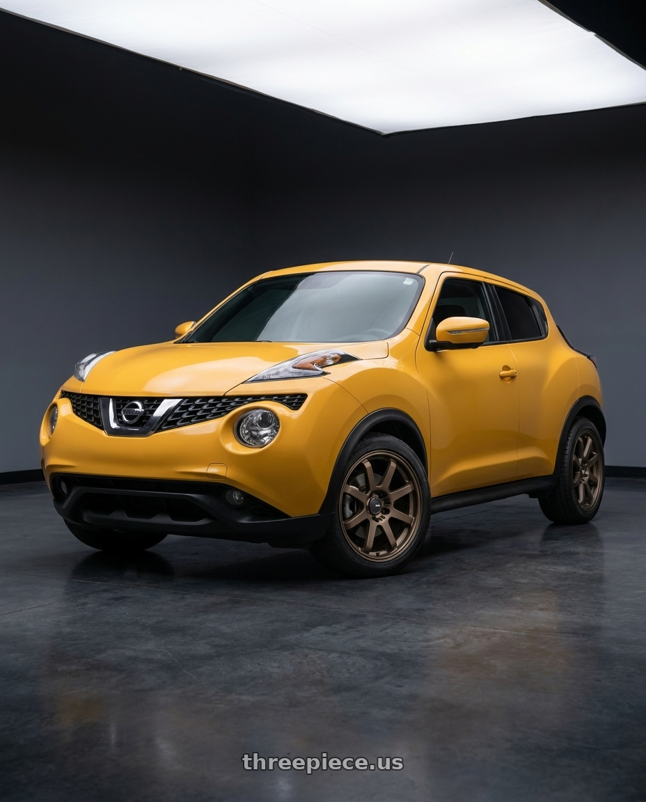 2016 nissan juke with Enkei Vanquish 5x114.3 17x8+40 Matte Bronze wheels