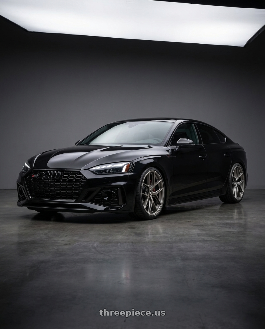 2022 Audi RS5 with BBS CC-R 5x112 20x9.5+20 Satin Platinum wheels