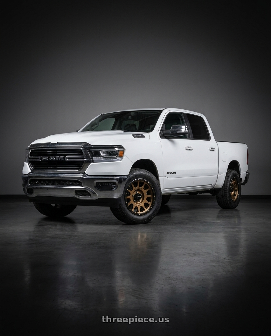 2021 Ram 1500 Laramie with Method Race Wheels 305BZ NV 6x139.7 18x9 -12 METHOD BRONZE wheels