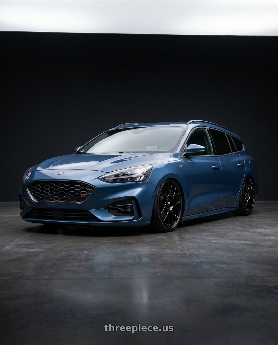 2020 Focus st wagon with BBS XR 5x108 19x8.5+43 Gloss Black wheels