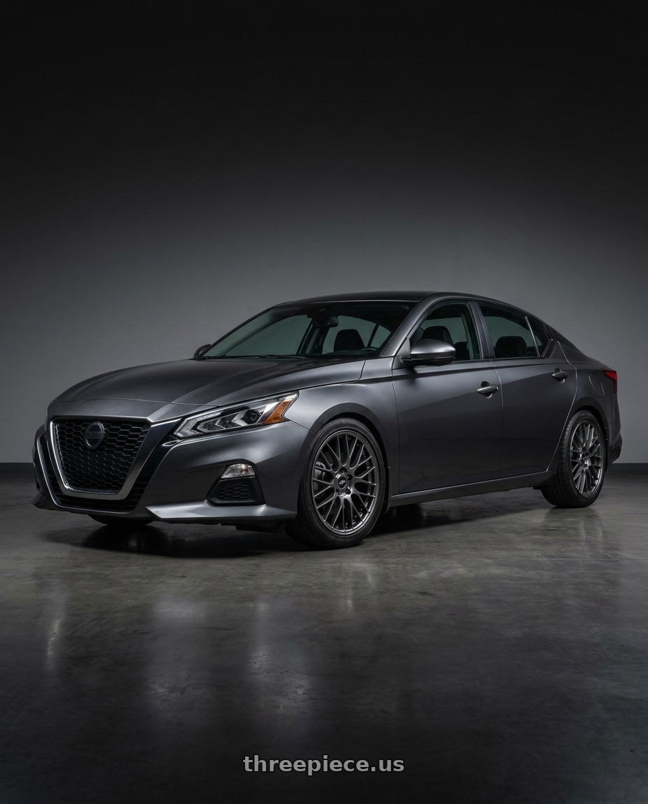 2021 Nissan Altima SV with Enkei EKM3 5x114.3 18x8+40 Gunmetal wheels