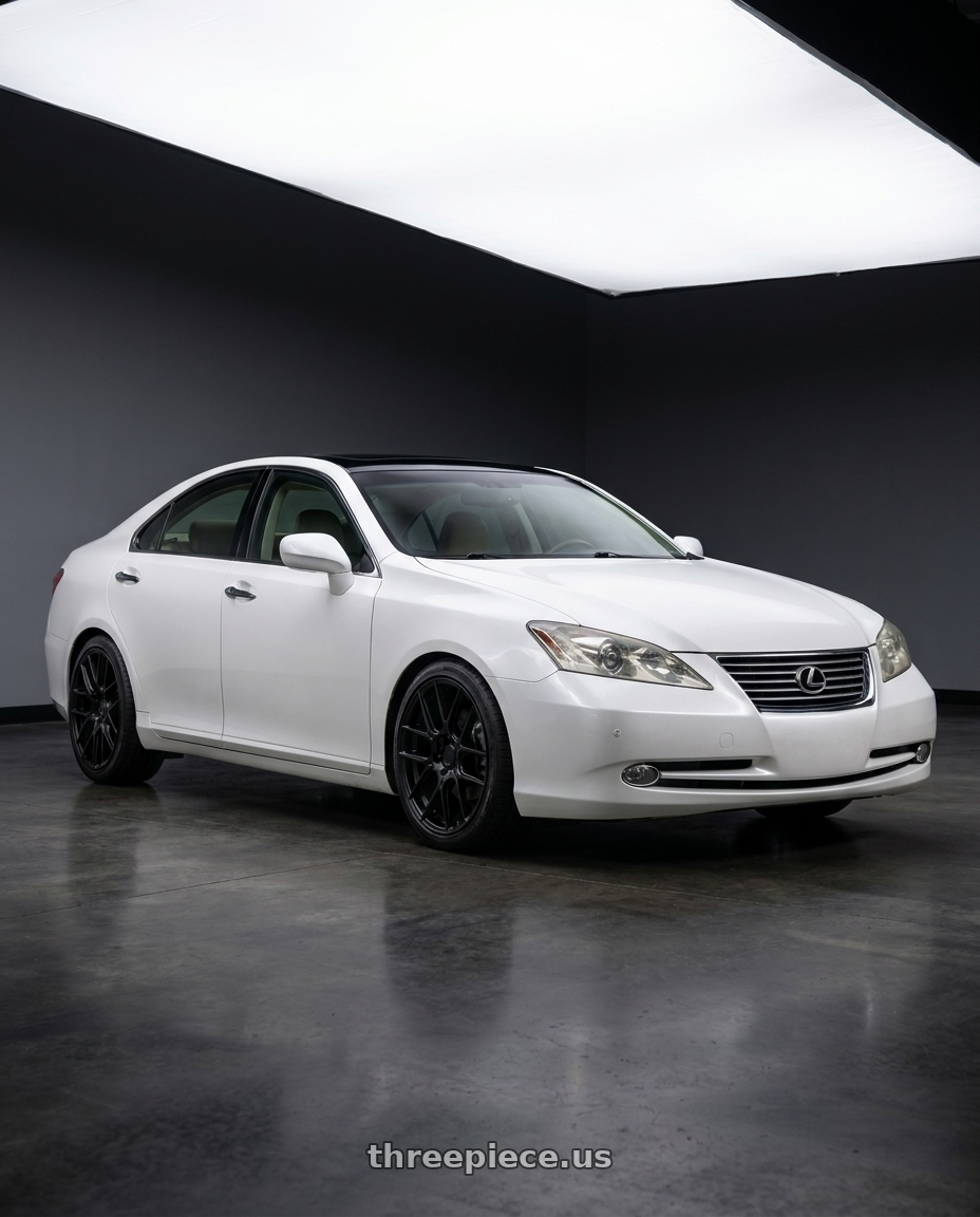 2008 Lexus rs 350 with KATANA RACING KR04 5x100/5x114.3 18x8 +40 Matte Black wheels