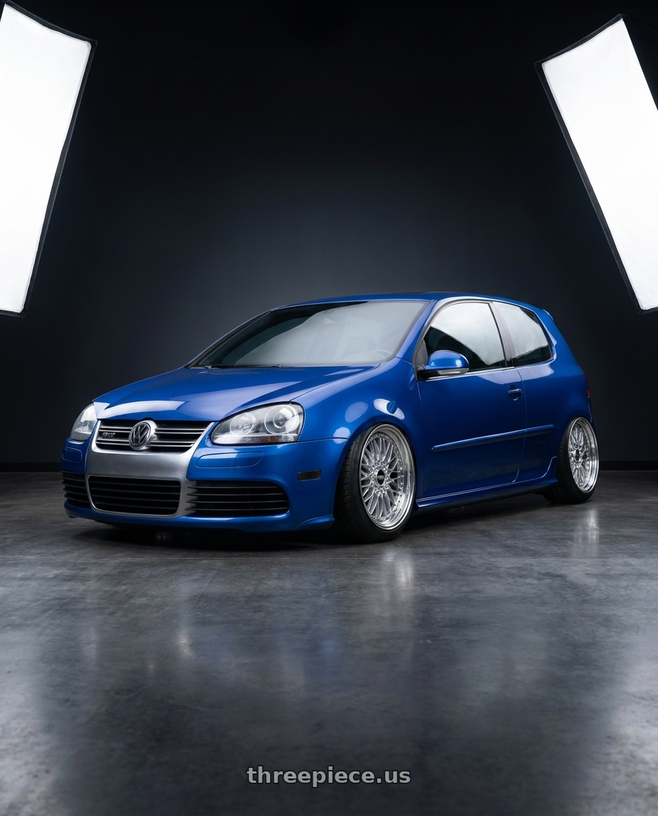 2009 VW GTI with BBS Super 5x112 19x10 +40 Diamond Silver wheels