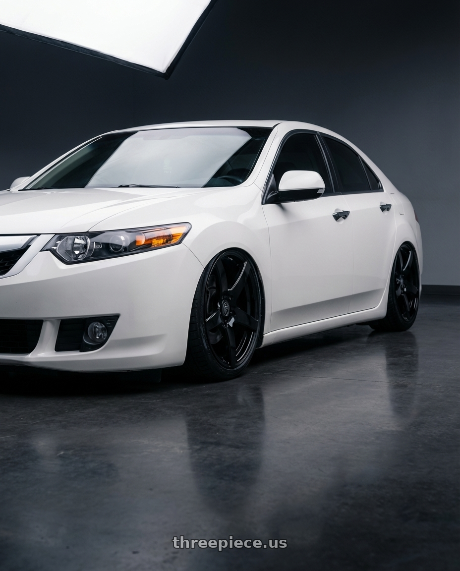 2013 Acura TSX with Forgestar CF5 5x114.3 19x10 +42 Gloss Black wheels