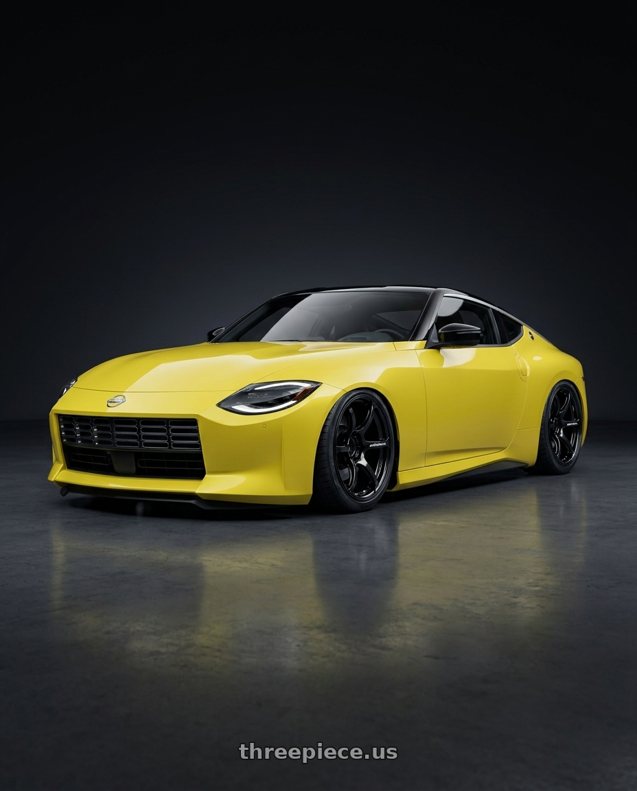2024 Nissan Z with Advan RGIII 5x114.3 19x9.5+45 Gloss Black wheels