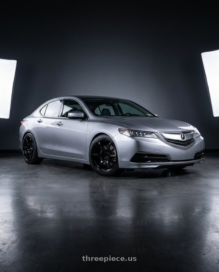 2019 Acura TLX with Advan RGIII 5x114.3 19x8.5+45 Gloss Black wheels