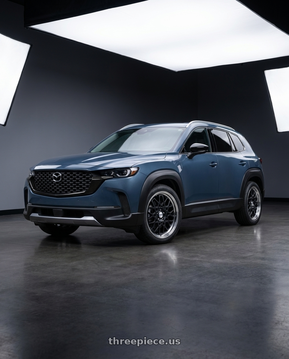 2023 Mazda CX-50 with Work Seeker Cx 5x114.3 17x8+45 A Disk Matte Black wheels