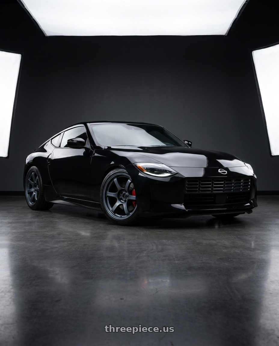 2025 Nissan Z with Gram Lights 57DR 5x114.3 19x9.5+35 Gunblue II wheels