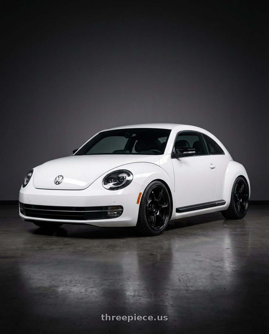 2016 Volkswagen Beetle Turbo with Advan RGIII 5x112 18x8+42 Gloss Black wheels