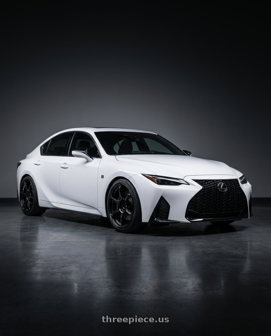 2018 Lexus IS 350 F Sport with Advan RGIII 5x114.3 19x8.5+38 Gloss Black wheels