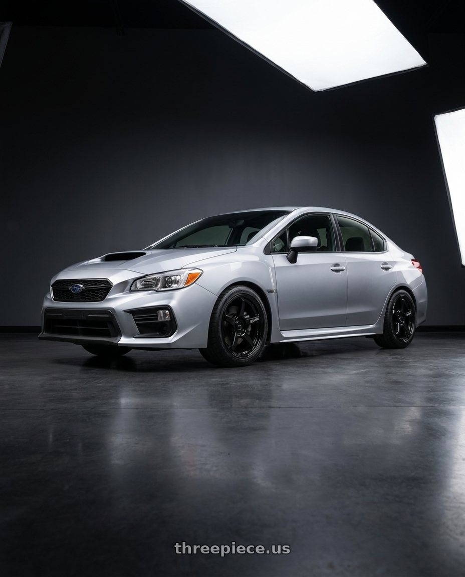 2018 Subaru WRX Base with Enkei TS-5 5x114.3 18x9.5+38 Gloss Black wheels