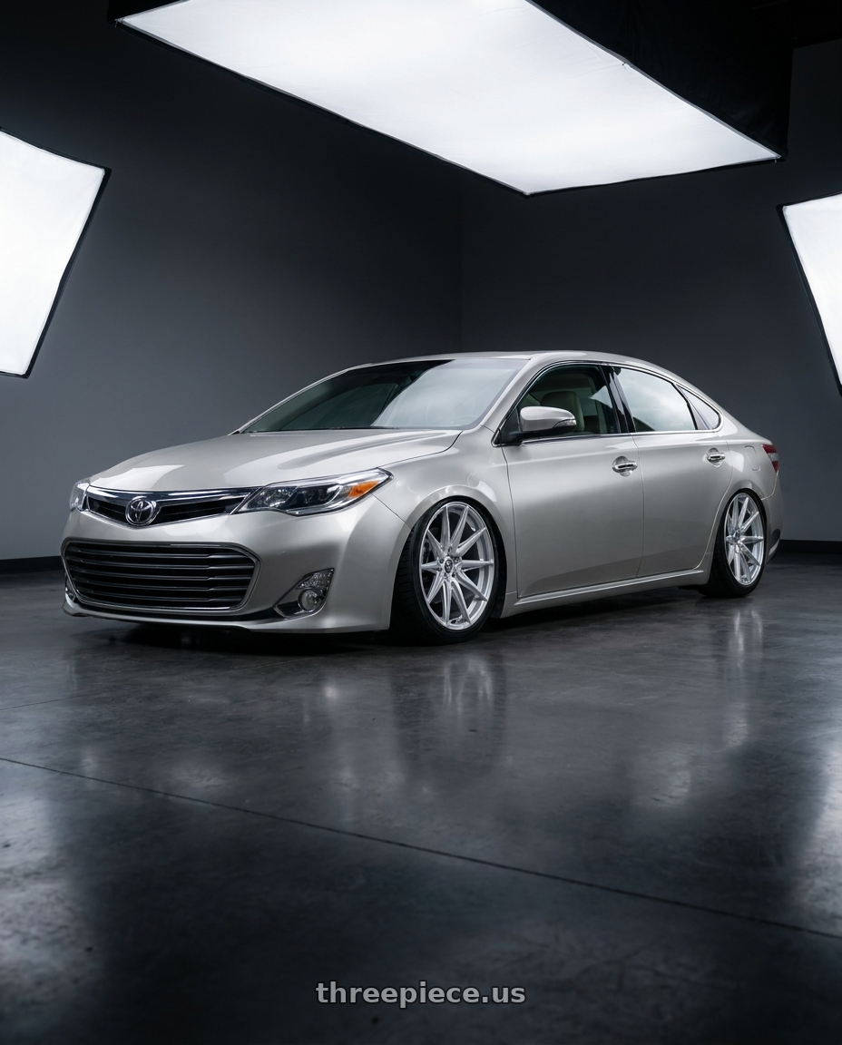 2013 toyota avalon with Brada Wheels CX2 5x114.3 19x9 +20 Brushed Hyper Silver wheels
