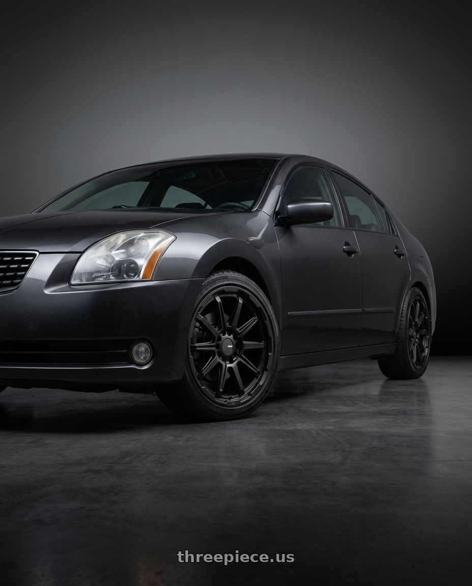 2006 Nissan maxima with Enkei Adventurer 5x108 18x8+35 Matte Black wheels
