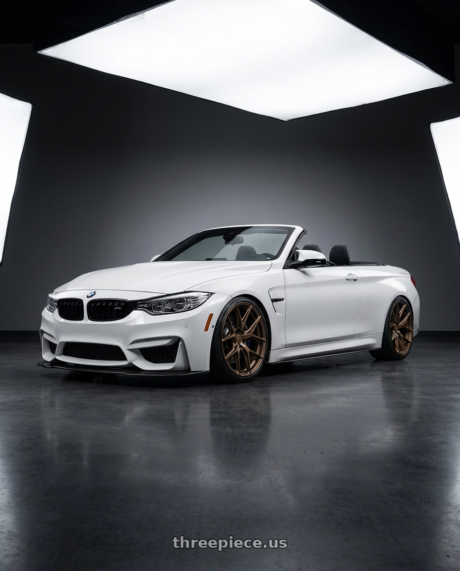 2020 BMW M4 with VOSSEN HF6-4 6X139.7 20x10 -18 TERRA BRONZE wheels