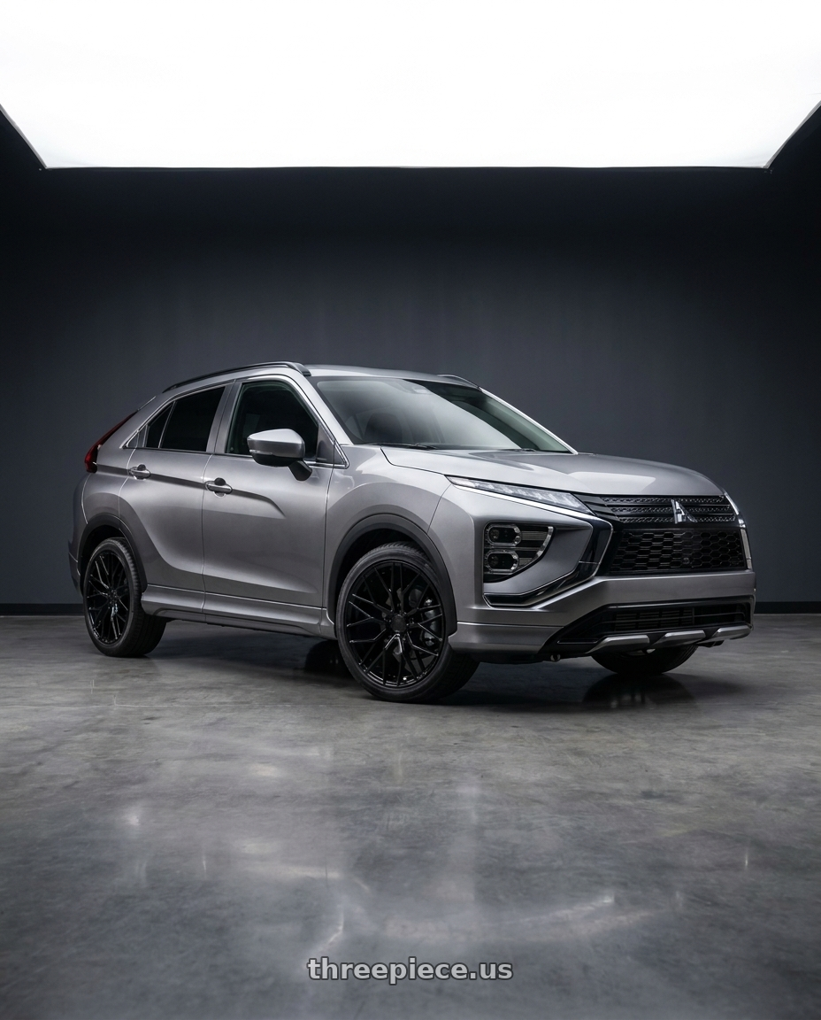 2022 Mitsubishi Eclipse Cross with Avant Garde Wheels M520R 5X114.3 20x10.5 +45 Gloss Black wheels
