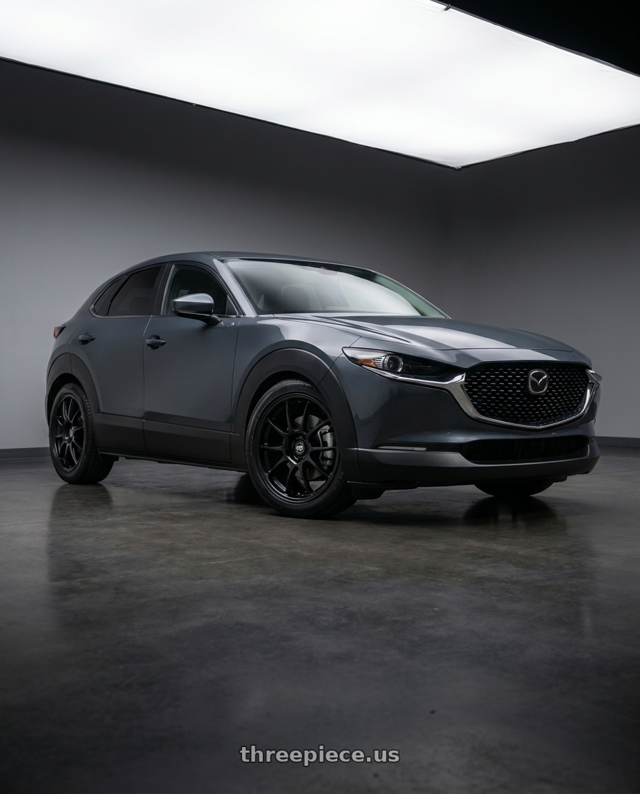 2026 mazda cx30 with Enkei PF01 5x114.3 18x9.5+35 Black wheels