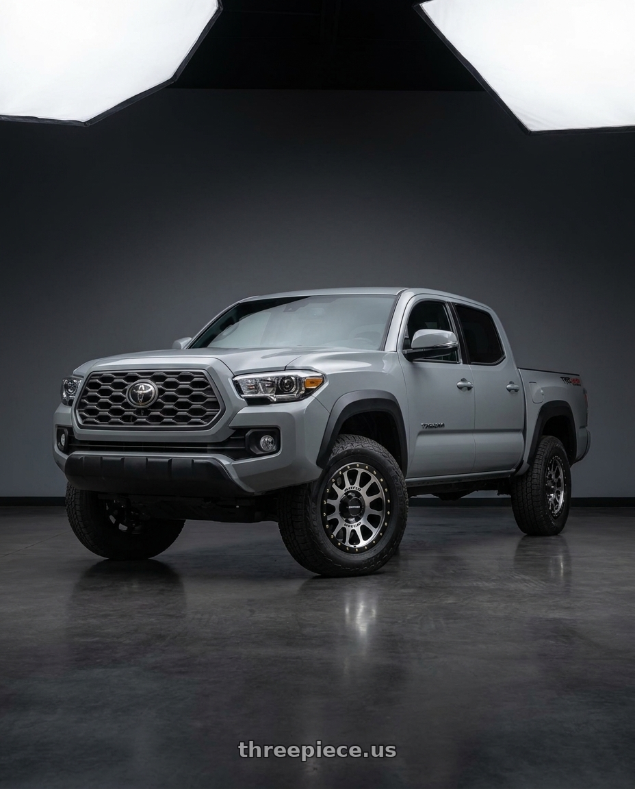 2021 Toyota Tacoma TRD Sport with Method Race Wheels 305MB NV 6x139.7 17x8.5 +0 MACHINED - MATTE BLACK LIP wheels