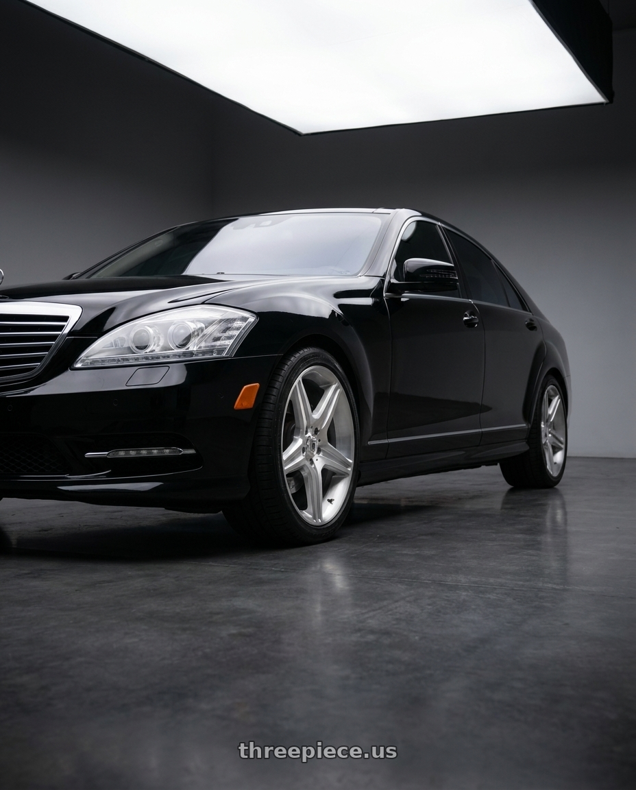 2011 Mercedes benz S550 with Asanti Forged 173 5x112 22x9 +24 BRUSHED wheels