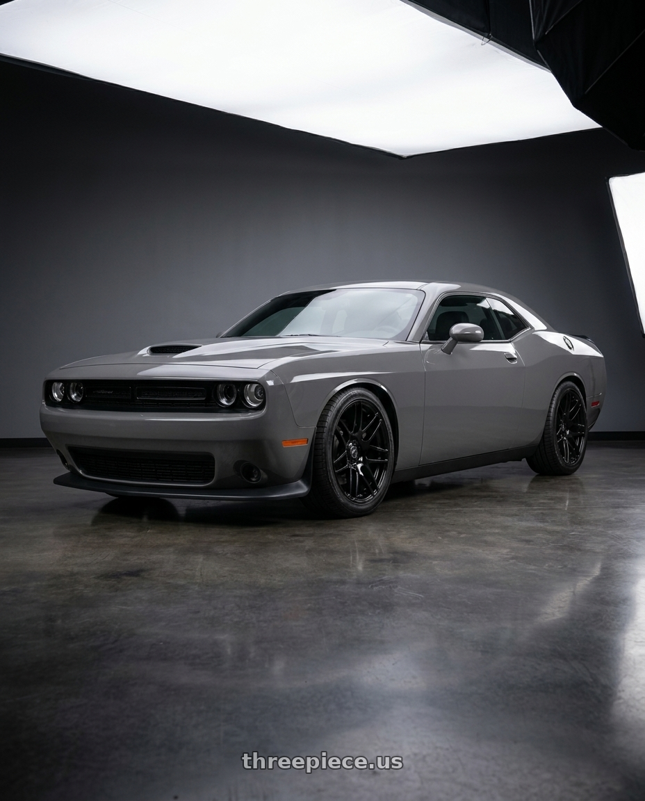 2021 Dodge Challenger SXT with Forgestar F14 5x115 20x9.5 +20 Gloss Black wheels