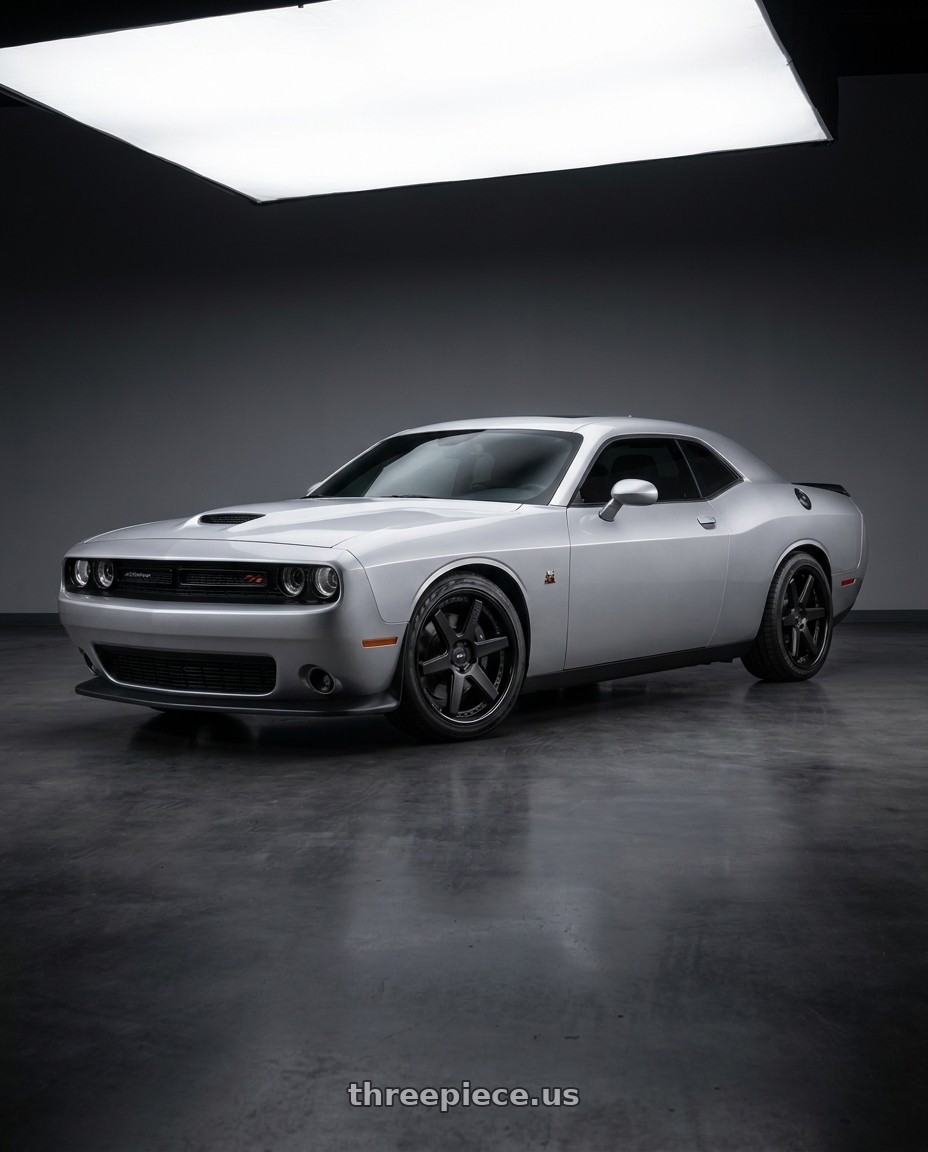 2023 dodge challenger scat pack with Niche 1PC M192 ALTAIR 5X115 20X9 +18 GLOSS BLACK MATTE BLACK wheels