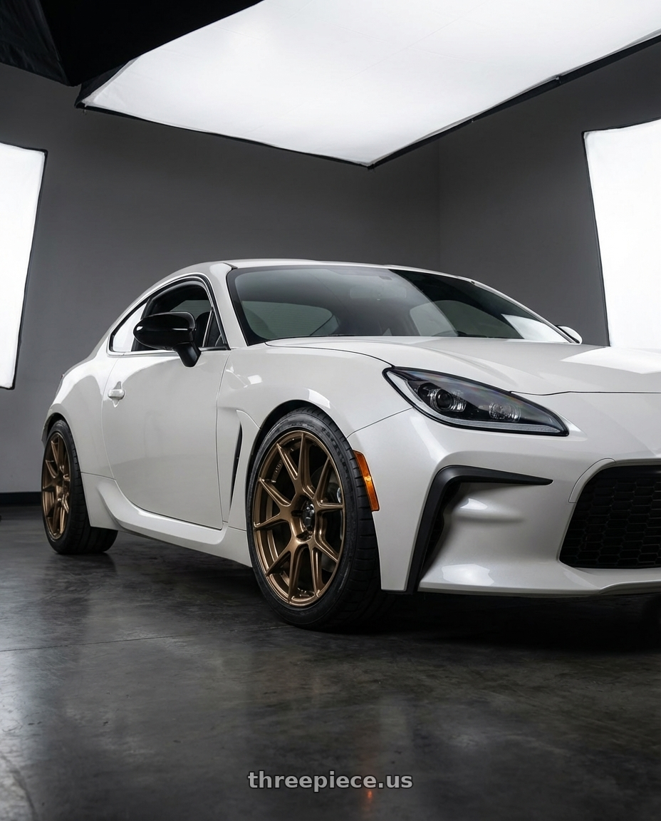 2016 Scion FR-S with Konig Ampliform 5x100 17x8+40 Gloss Bronze wheels