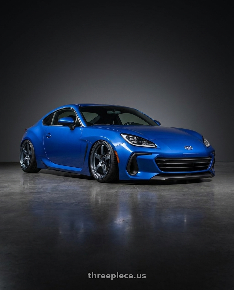 2024 Subaru BRZ with Gram Lights 57CR 5x114.3 18x9.5+22 Gunblue II wheels