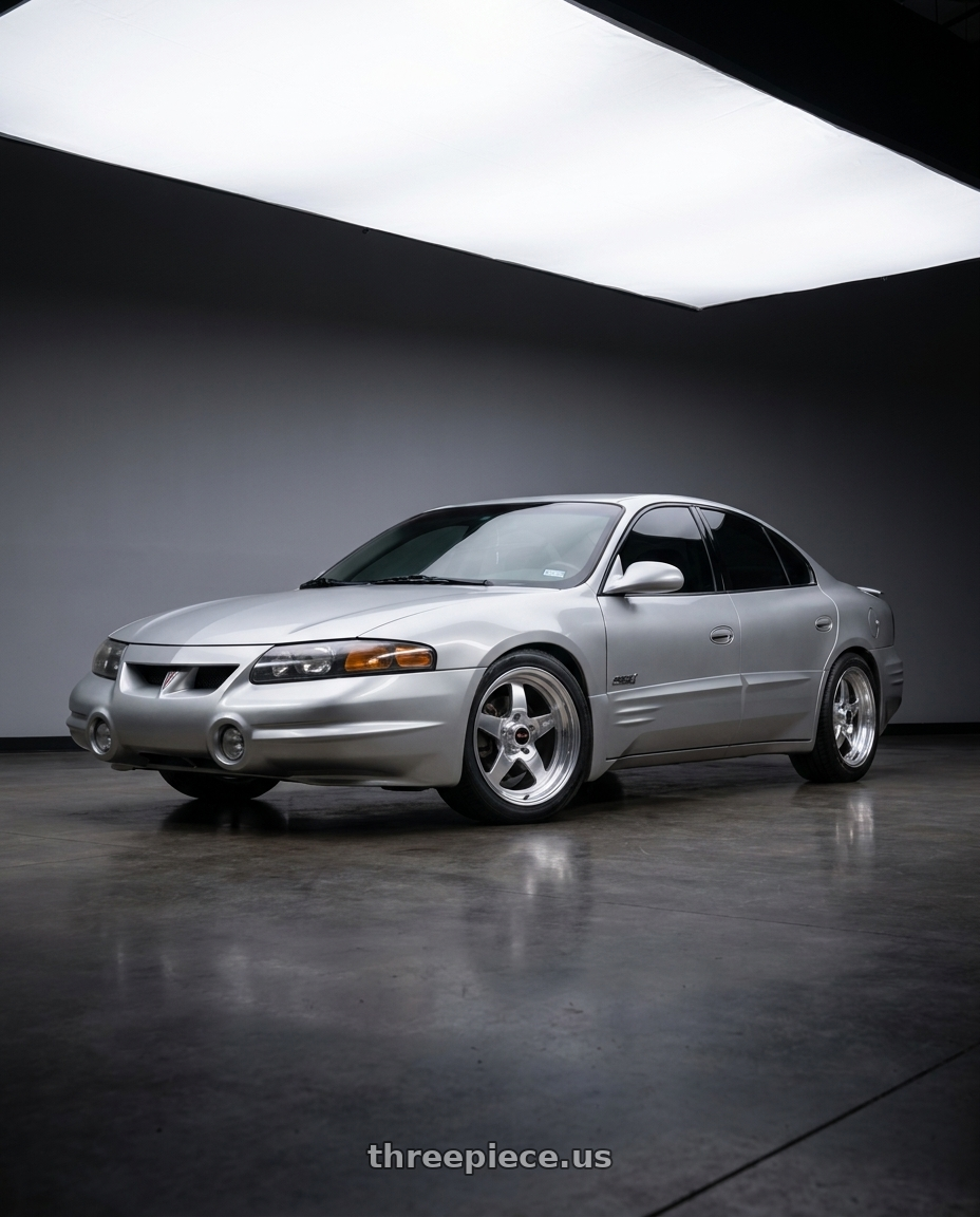 2000 Pontiac Bonneville SSEI Galaxy with WELD Street Performance Ventura 5x115 20x9 +20 Gloss Silver Machined wheels