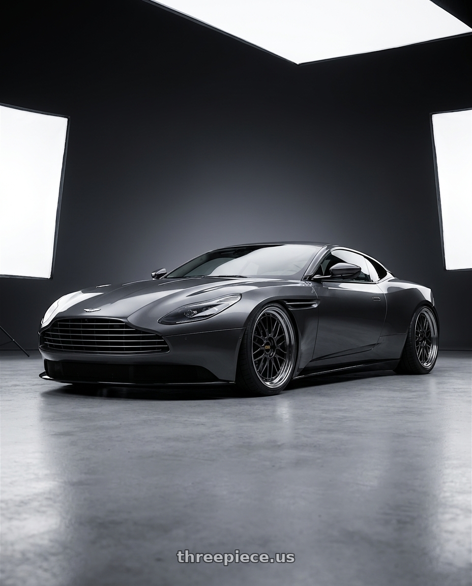 2019 Aston Martin DB11 with BBS LM 5x114.3 18x9.0+25 Diamond Black wheels