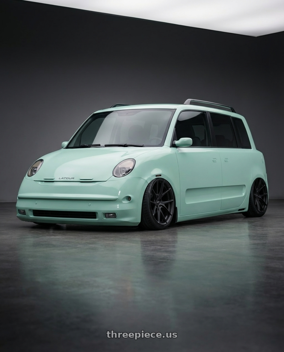 2026 Retemo Pop! with Bravado 08B Tribute 5x114.3 19x9.5 +35 Matte Black wheels