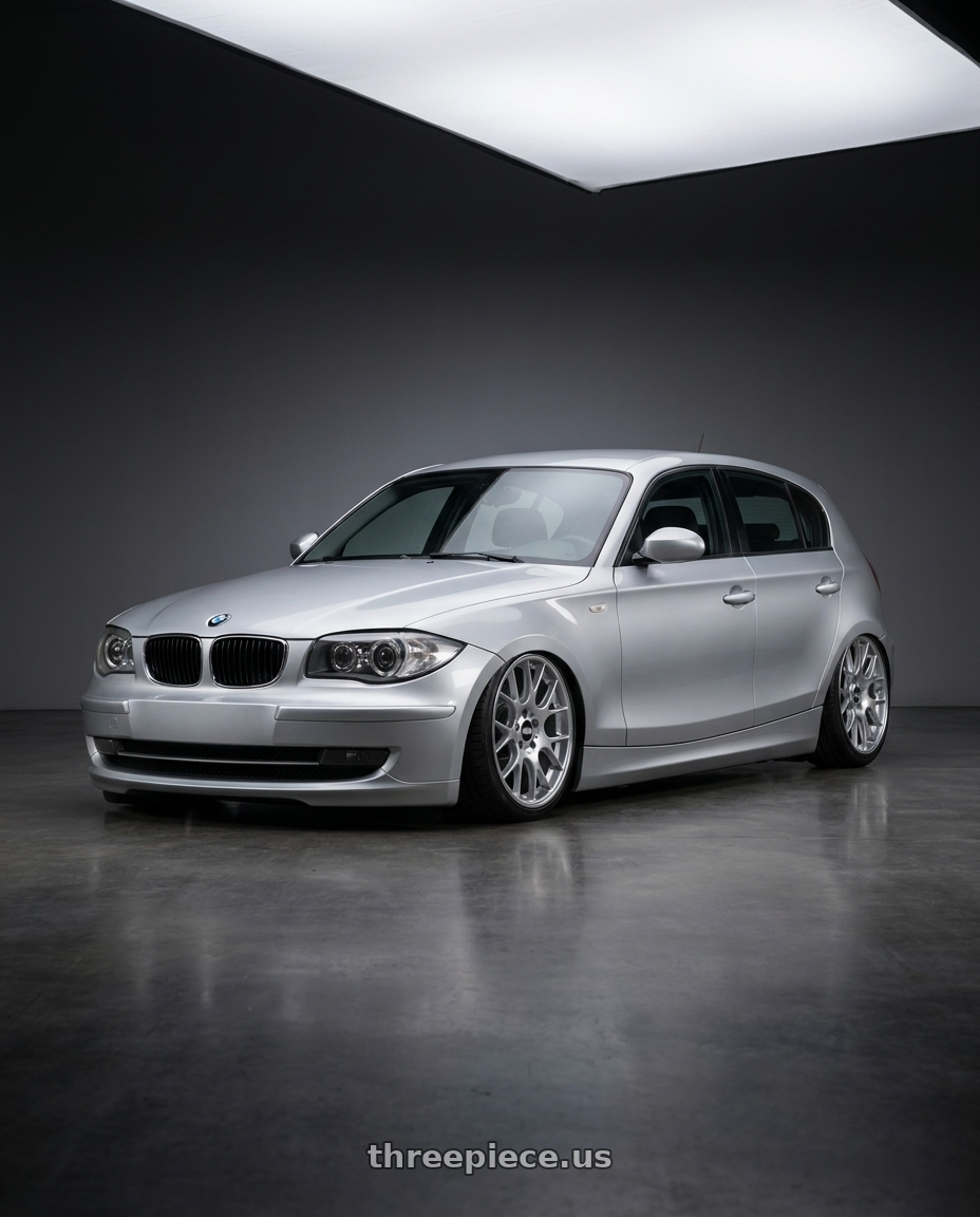 2007 Bmw 120d with BBS CH-R 5x112 18x8.5 +47 Brilliant Silver Polished Rim Protector wheels