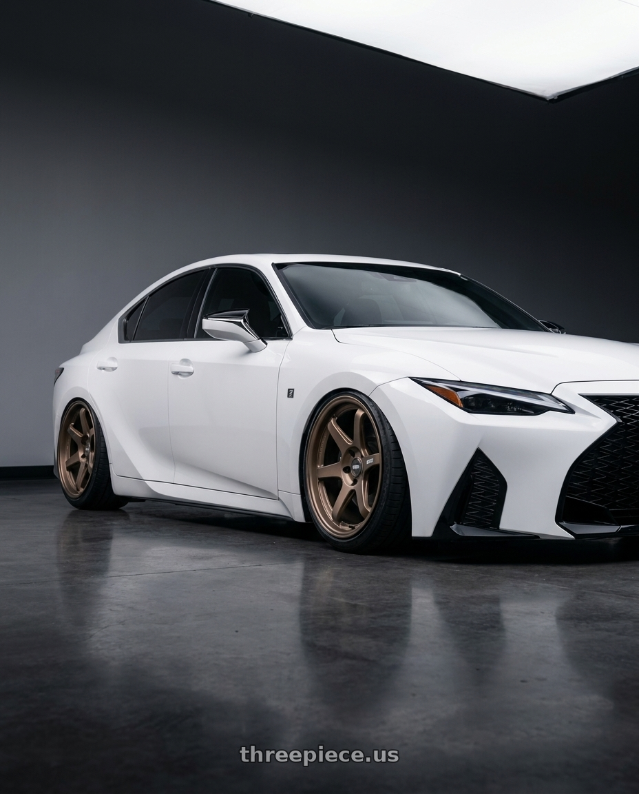 2018 Lexus IS 350 F Sport with ESR Wheels APEX SERIES AP6 5x114.3 19x9.5 +22 Matte Bronze wheels