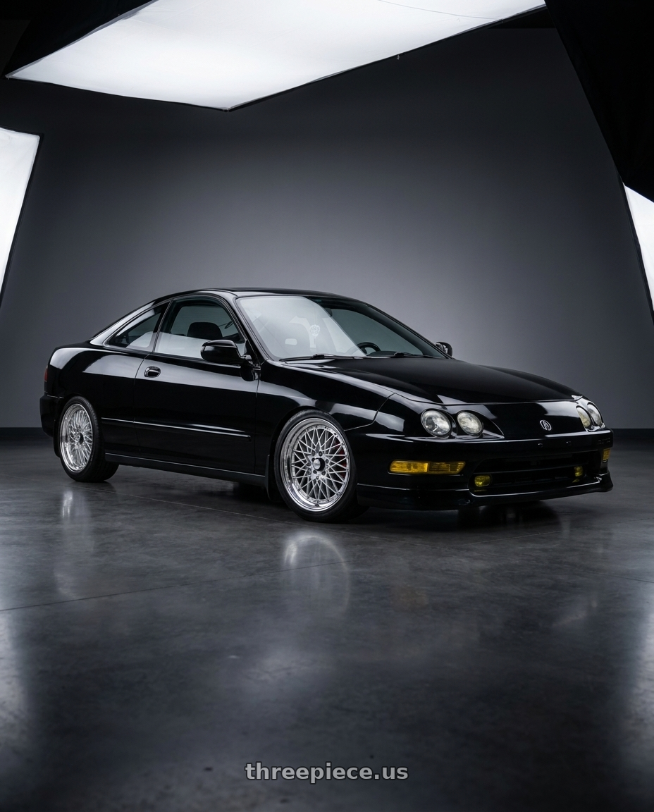 1998 Acura Integra gsr with SSR Formula MESH 4X100 16X7+39 SL Disk Fm Silver wheels