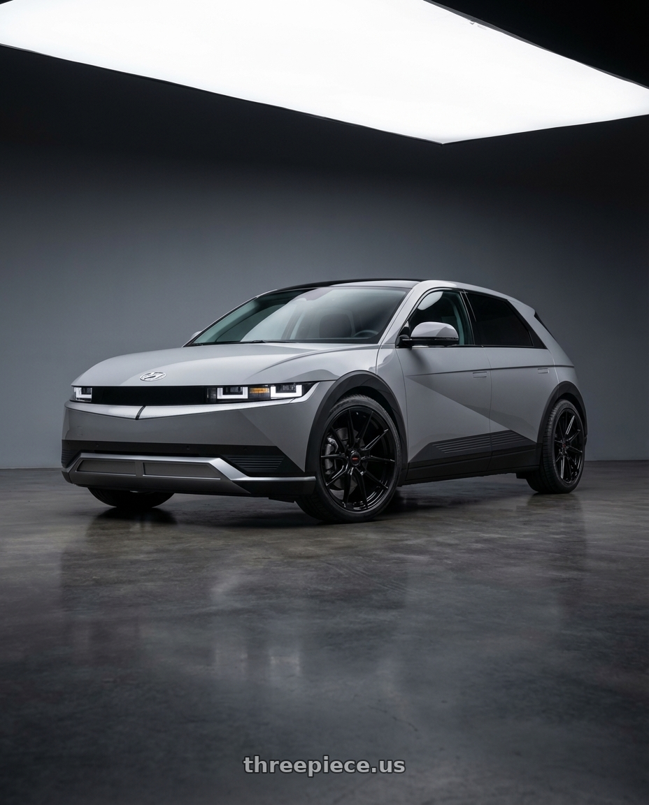 2024 Hyundai Ioniq 5 N with Vossen x Novitec NF10 21x9.5in - 5x114.3 BP - ET38 - Gloss Black Ferrari 296 Front Wheel - F-AFP-332-F01-C25 wheels