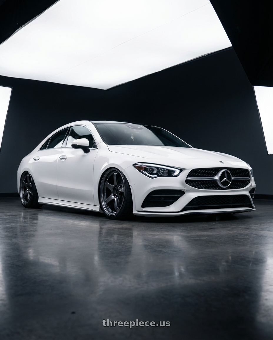2023 Mercedes-Benz CLA C118 with Advan Racing GT BEYOND 5x112 19x8.5 +45 RACING TITANIUM BLACK wheels