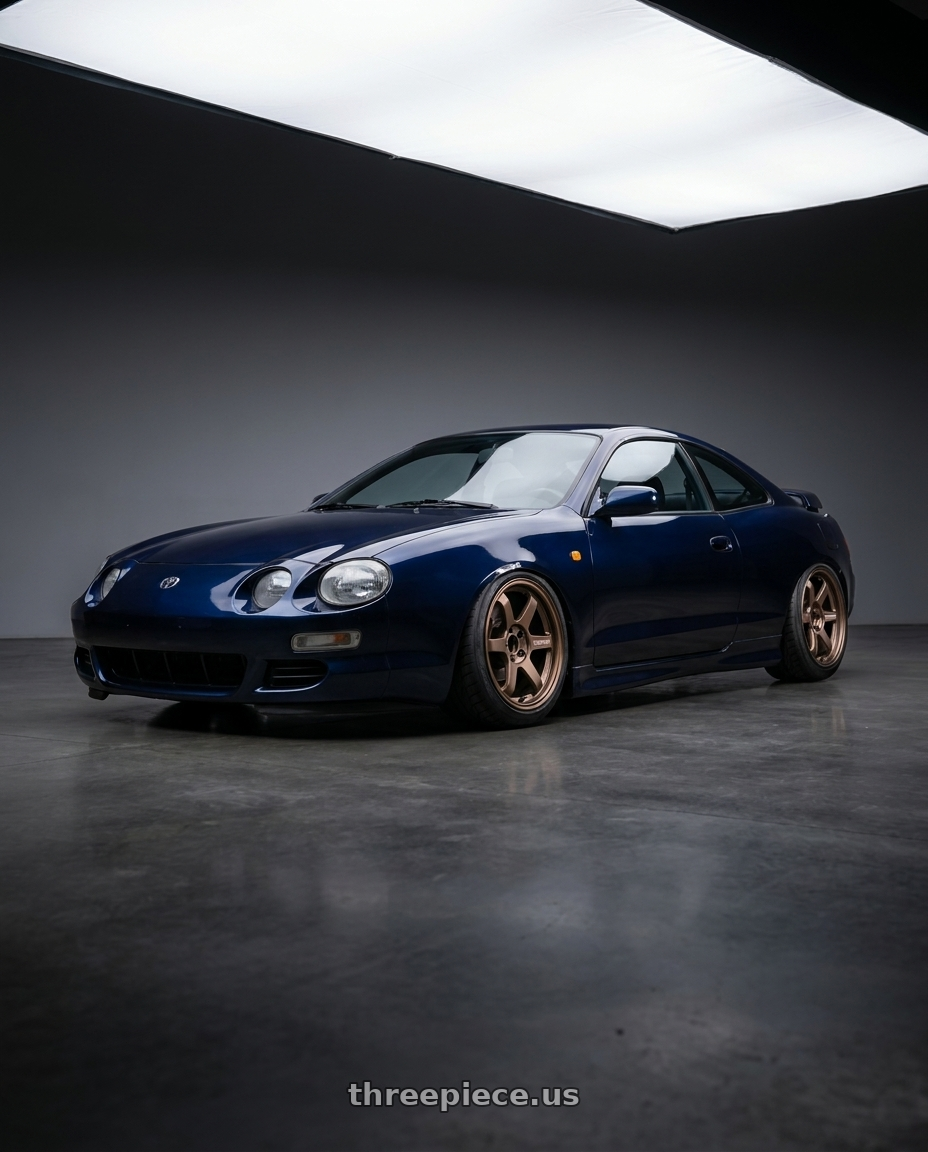 1997 Toyota celica GT with Volk Racing TE37 SONIC 5x100 15x7+35 Bronze wheels