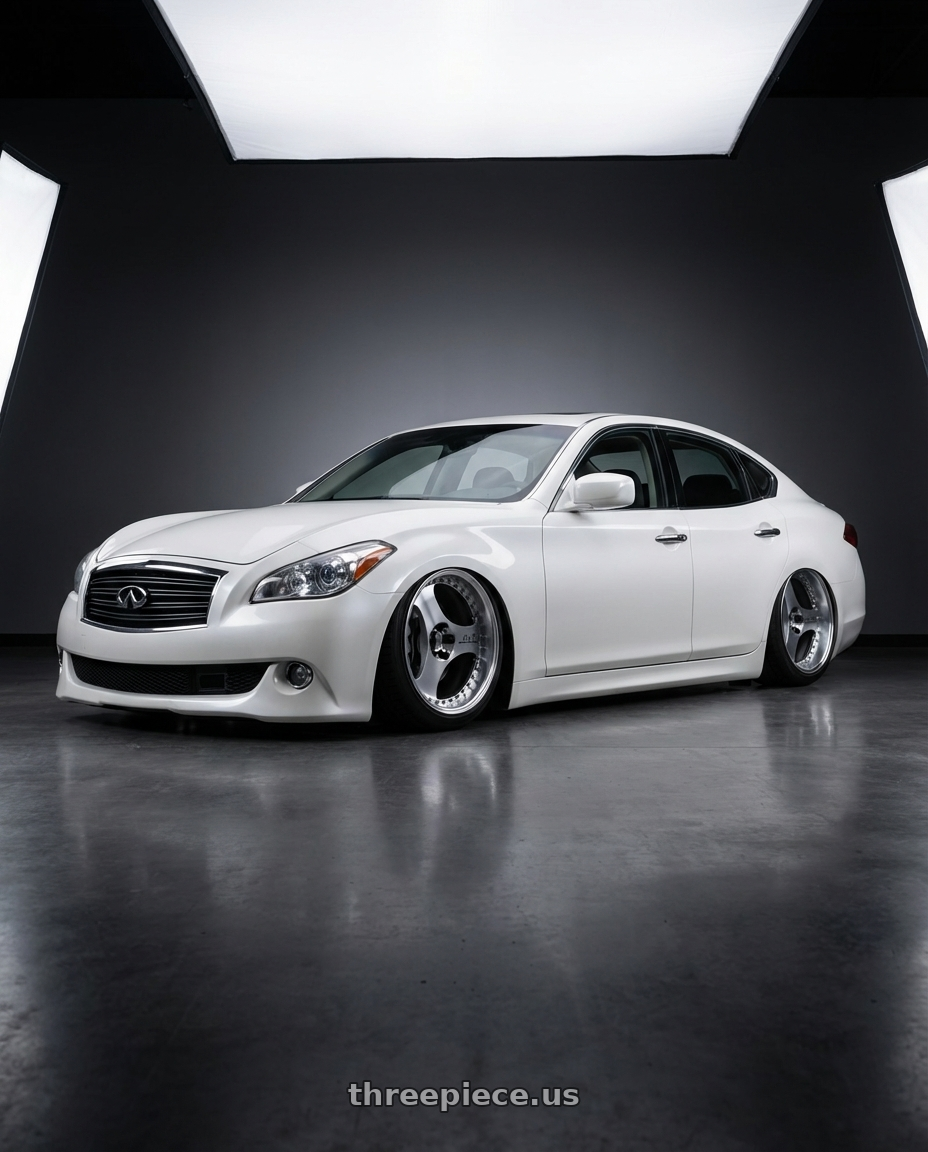 2013 Y51 INFINITI M Aero with Advan Racing ONI2 PROGRESSIVE 5x114.3 20x10.5 +20 MACHINING & DIAMOND CUT wheels